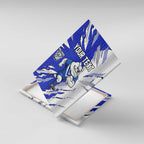 Personalized Canterbury Bulldogs Canvas Wall Art Dynamic Lightning Mascot Rugby Australia
