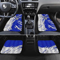 Personalized Canterbury Bulldogs Car Mats Dynamic Lightning Mascot Rugby Australia