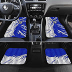 Personalized Canterbury Bulldogs Car Mats Dynamic Lightning Mascot Rugby Australia
