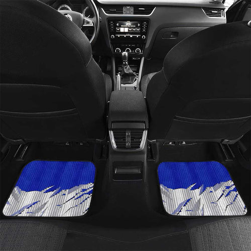 Personalized Canterbury Bulldogs Car Mats Dynamic Lightning Mascot Rugby Australia