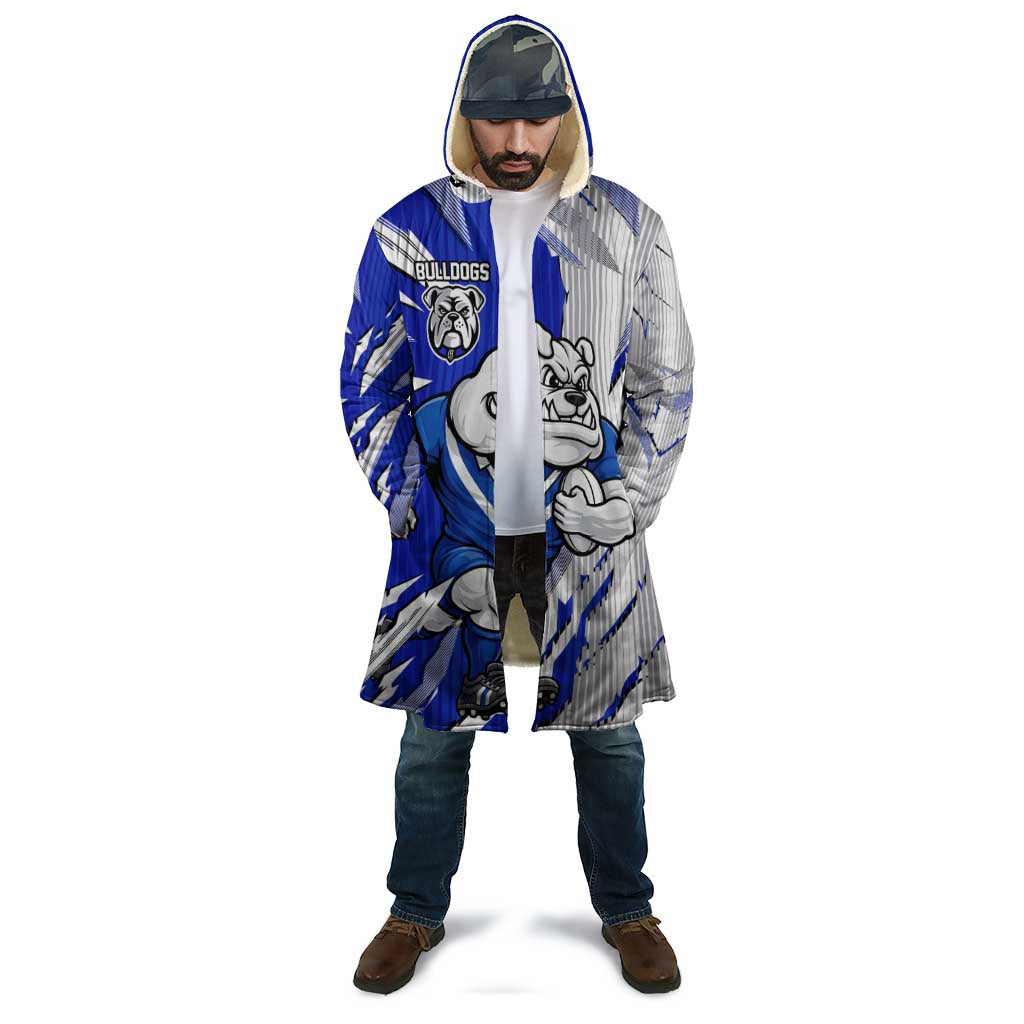 Personalized Canterbury Bulldogs Cloak Dynamic Lightning Mascot Rugby Australia