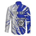 Personalized Canterbury Bulldogs Family Matching Mermaid Dress and Hawaiian Shirt Dynamic Lightning Mascot Rugby Australia