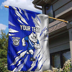 Personalized Canterbury Bulldogs Garden Flag Dynamic Lightning Mascot Rugby Australia