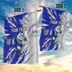 Personalized Canterbury Bulldogs Garden Flag Dynamic Lightning Mascot Rugby Australia