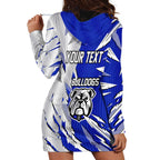 Personalized Canterbury Bulldogs Hoodie Dress Dynamic Lightning Mascot Rugby Australia
