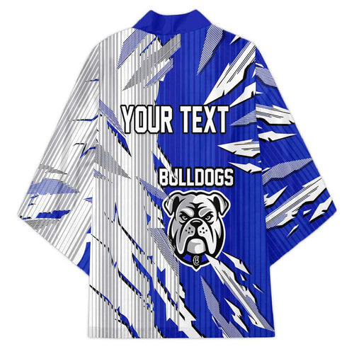 Personalized Canterbury Bulldogs Kimono Dynamic Lightning Mascot Rugby Australia