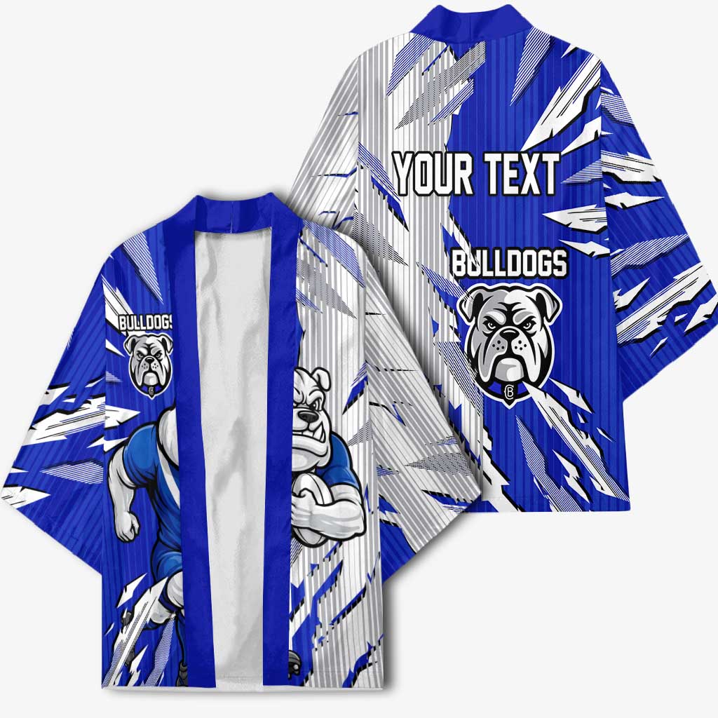 Personalized Canterbury Bulldogs Kimono Dynamic Lightning Mascot Rugby Australia