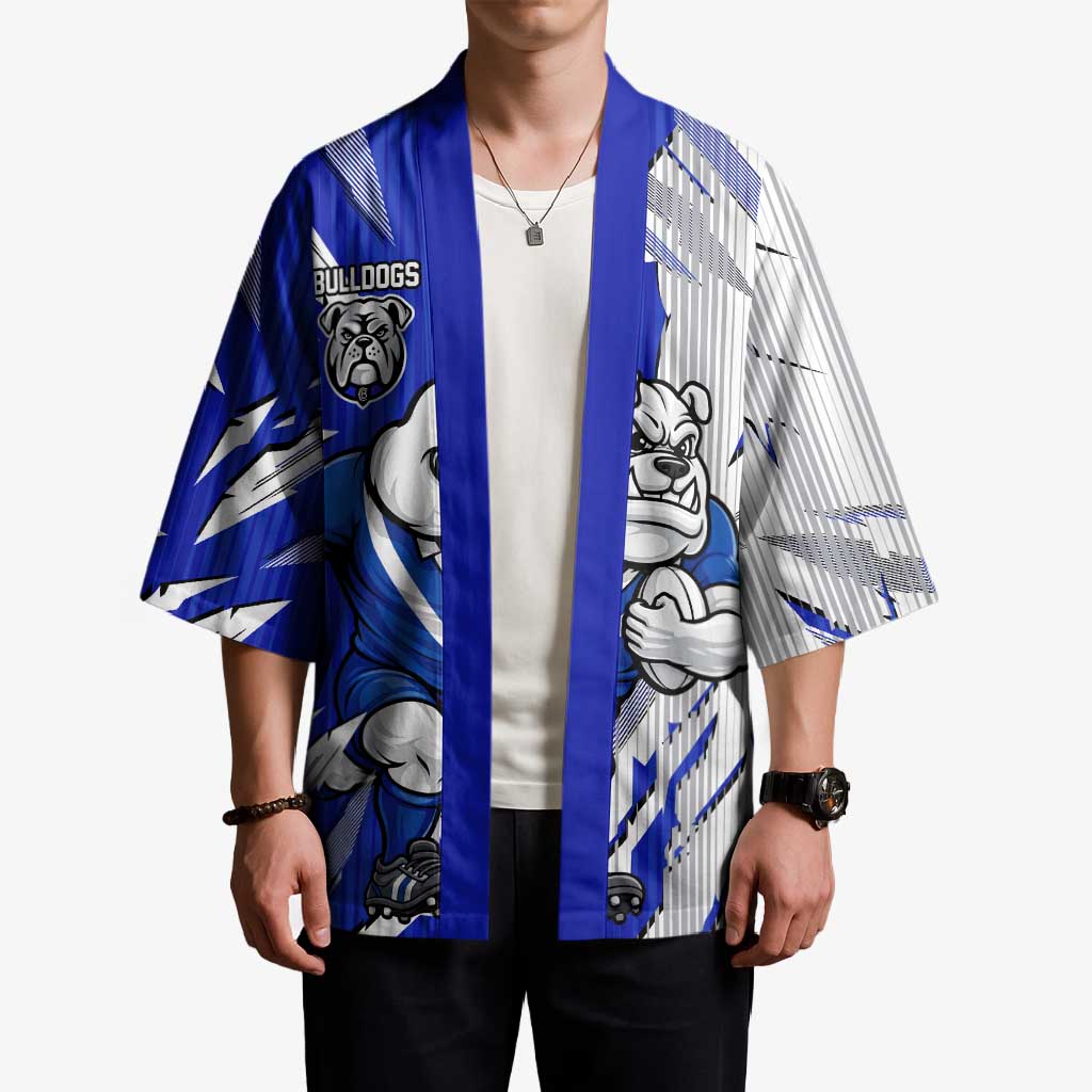 Personalized Canterbury Bulldogs Kimono Dynamic Lightning Mascot Rugby Australia