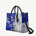 Personalized Canterbury Bulldogs Leather Bag Dynamic Lightning Mascot Rugby Australia