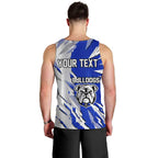 Personalized Canterbury Bulldogs Men Tank Top Dynamic Lightning Mascot Rugby Australia
