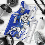 Personalized Canterbury Bulldogs Men Tank Top Dynamic Lightning Mascot Rugby Australia