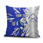 Personalized Canterbury Bulldogs Pillow Cover Dynamic Lightning Mascot Rugby Australia