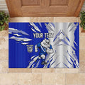 Personalized Canterbury Bulldogs Rubber Doormat Dynamic Lightning Mascot Rugby Australia