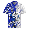 Personalized Canterbury Bulldogs Rugby Jersey Dynamic Lightning Mascot Rugby Australia