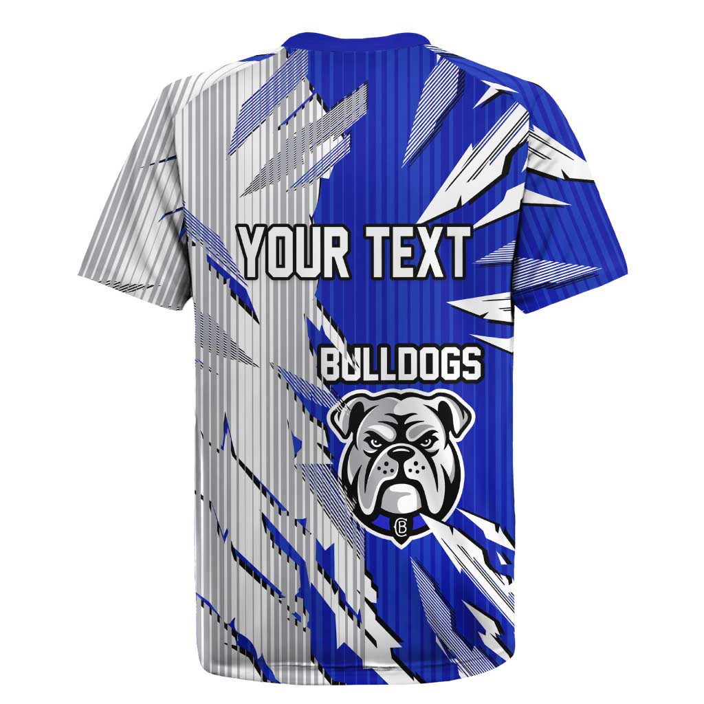 Personalized Canterbury Bulldogs Rugby Jersey Dynamic Lightning Mascot Rugby Australia
