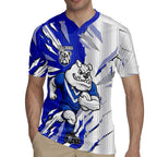 Personalized Canterbury Bulldogs Rugby Jersey Dynamic Lightning Mascot Rugby Australia
