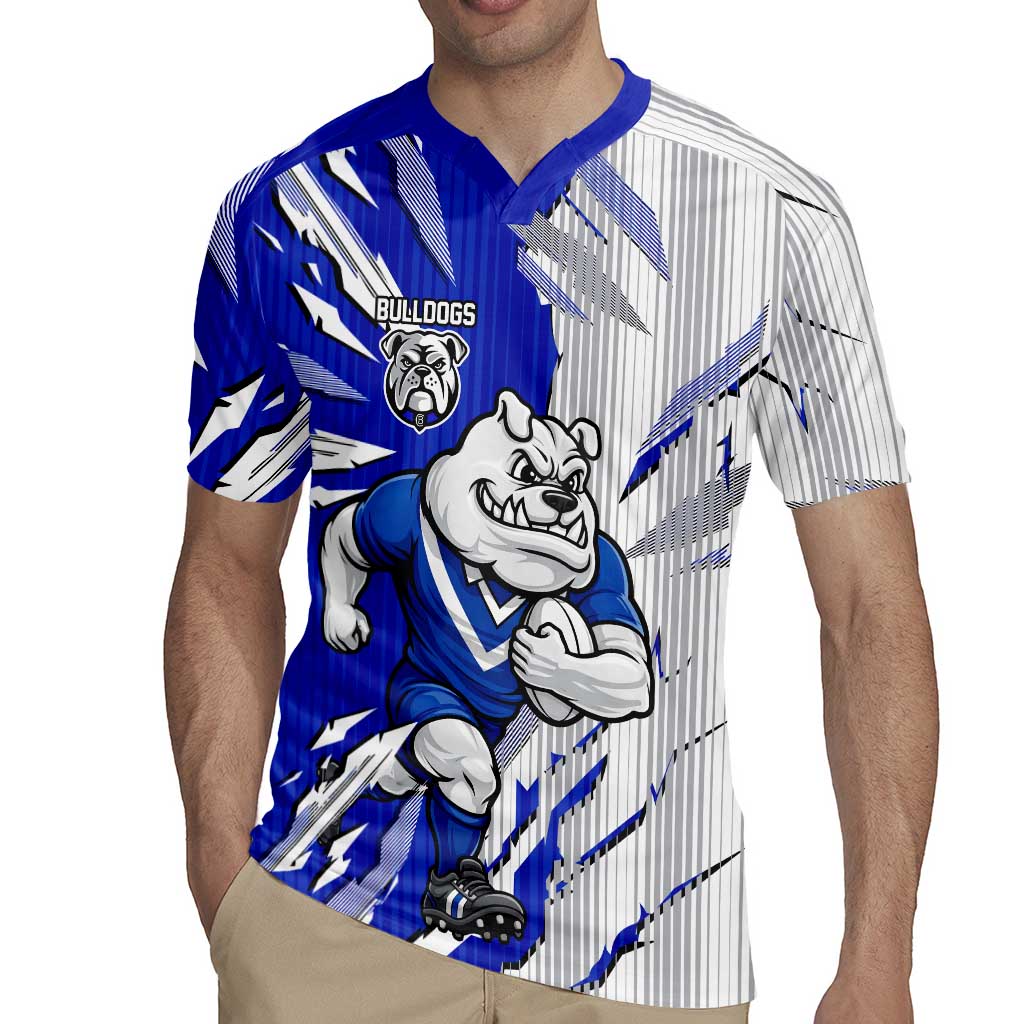 Personalized Canterbury Bulldogs Rugby Jersey Dynamic Lightning Mascot Rugby Australia