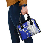 Personalized Canterbury Bulldogs Shoulder Handbag Dynamic Lightning Mascot Rugby Australia