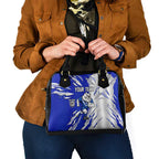 Personalized Canterbury Bulldogs Shoulder Handbag Dynamic Lightning Mascot Rugby Australia