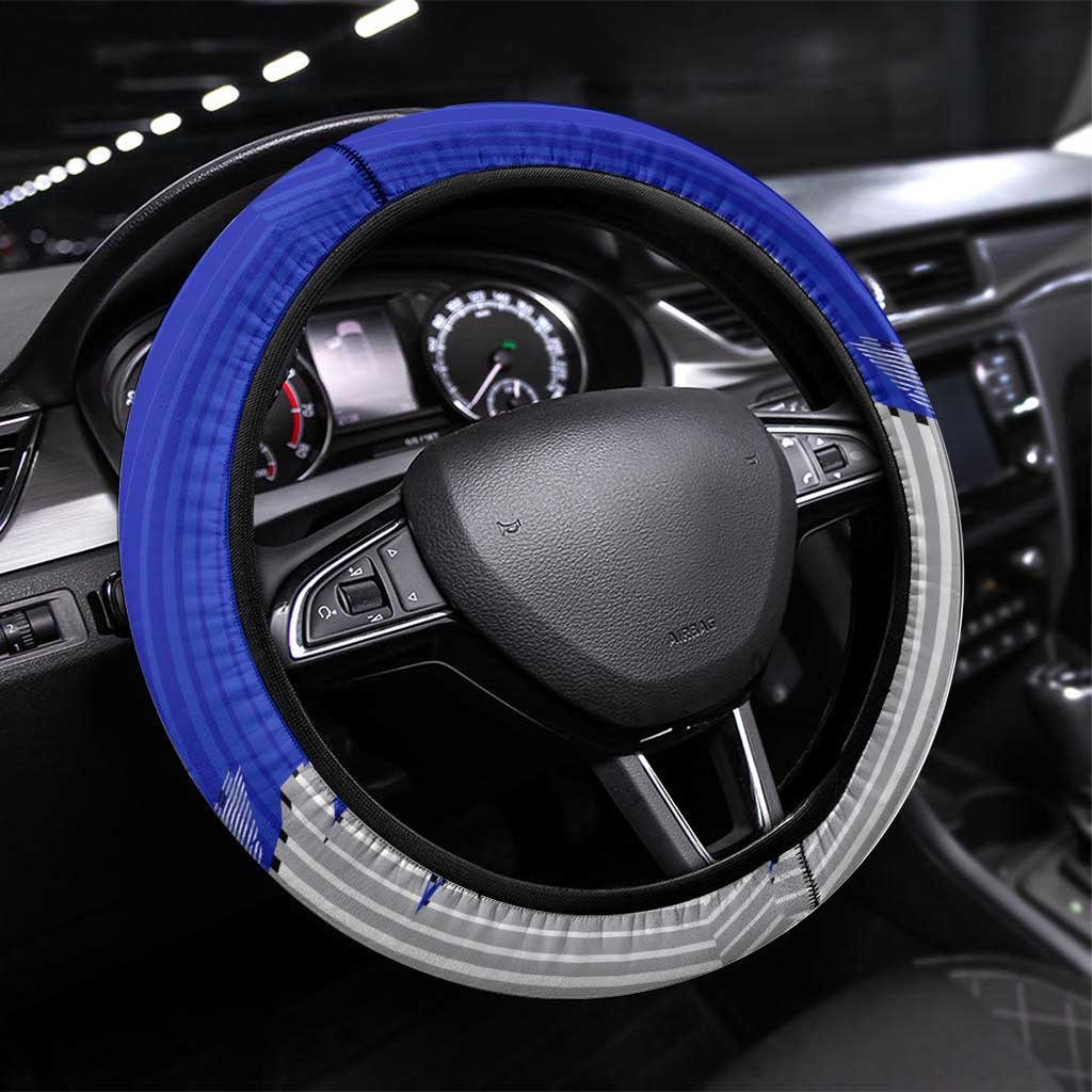 Canterbury Bulldogs Steering Wheel Cover Dynamic Lightning Mascot Rugby Australia