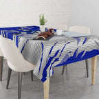 Personalized Canterbury Bulldogs Tablecloth Dynamic Lightning Mascot Rugby Australia