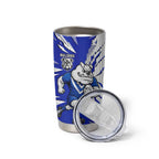 Personalized Canterbury Bulldogs Tumbler Cup Dynamic Lightning Mascot Rugby Australia