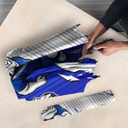 Personalized Canterbury Bulldogs Umbrella Dynamic Lightning Mascot Rugby Australia