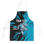 Personalized Cronulla Sharks Apron Dynamic Lightning Mascot Rugby Australia