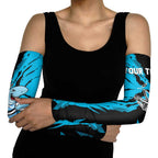 Personalized Cronulla Sharks Arm Sleeves Dynamic Lightning Mascot Rugby Australia