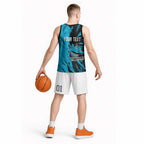 Personalized Cronulla Sharks Basketball Jersey Dynamic Lightning Mascot Rugby Australia