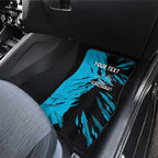 Personalized Cronulla Sharks Car Mats Dynamic Lightning Mascot Rugby Australia