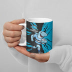 Personalized Cronulla Sharks Ceramic Mug Dynamic Lightning Mascot Rugby Australia