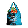 Personalized Cronulla Sharks Grocery Bag Dynamic Lightning Mascot Rugby Australia