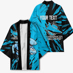 Personalized Cronulla Sharks Kimono Dynamic Lightning Mascot Rugby Australia