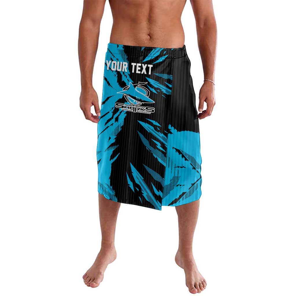 Personalized Cronulla Sharks Lavalava Dynamic Lightning Mascot Rugby Australia
