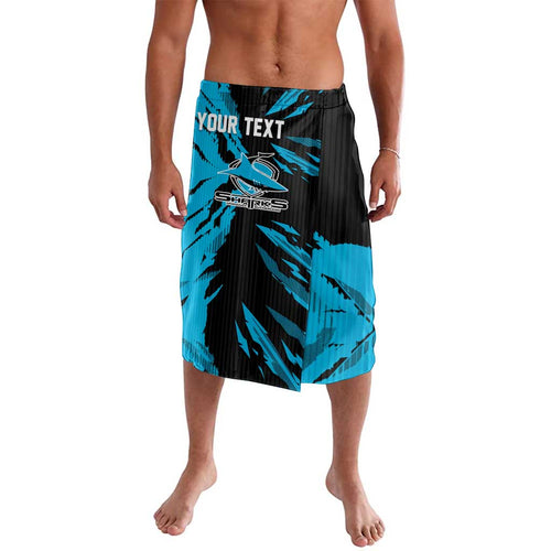 Personalized Cronulla Sharks Lavalava Dynamic Lightning Mascot Rugby Australia