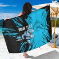 Personalized Cronulla Sharks Sarong Dynamic Lightning Mascot Rugby Australia