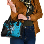 Personalized Cronulla Sharks Shoulder Handbag Dynamic Lightning Mascot Rugby Australia