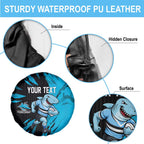 Personalized Cronulla Sharks Spare Tire Cover Dynamic Lightning Mascot Rugby Australia