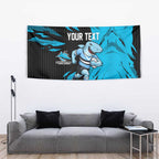 Personalized Cronulla Sharks Tapestry Dynamic Lightning Mascot Rugby Australia