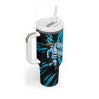 Personalized Cronulla Sharks Tumbler With Handle Dynamic Lightning Mascot Rugby Australia