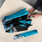 Personalized Cronulla Sharks Umbrella Dynamic Lightning Mascot Rugby Australia