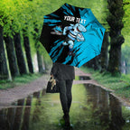 Personalized Cronulla Sharks Umbrella Dynamic Lightning Mascot Rugby Australia