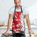 Personalized Dolphins Apron Dynamic Lightning Mascot Rugby Australia