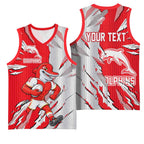 Personalized Dolphins Basketball Jersey Dynamic Lightning Mascot Rugby Australia