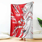Personalized Dolphins Blanket Dynamic Lightning Mascot Rugby Australia