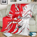 Personalized Dolphins Blanket Dynamic Lightning Mascot Rugby Australia