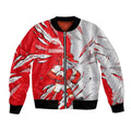 Personalized Dolphins Bomber Jacket Dynamic Lightning Mascot Rugby Australia