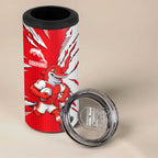 Personalized Dolphins 4 in 1 Can Cooler Tumbler Dynamic Lightning Mascot Rugby Australia