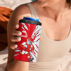 Personalized Dolphins 4 in 1 Can Cooler Tumbler Dynamic Lightning Mascot Rugby Australia